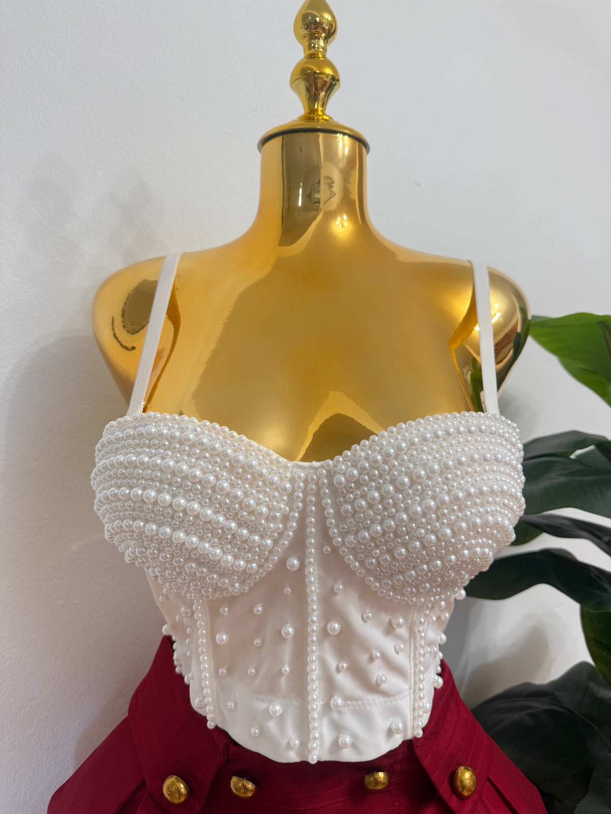 Pearl Corset Top