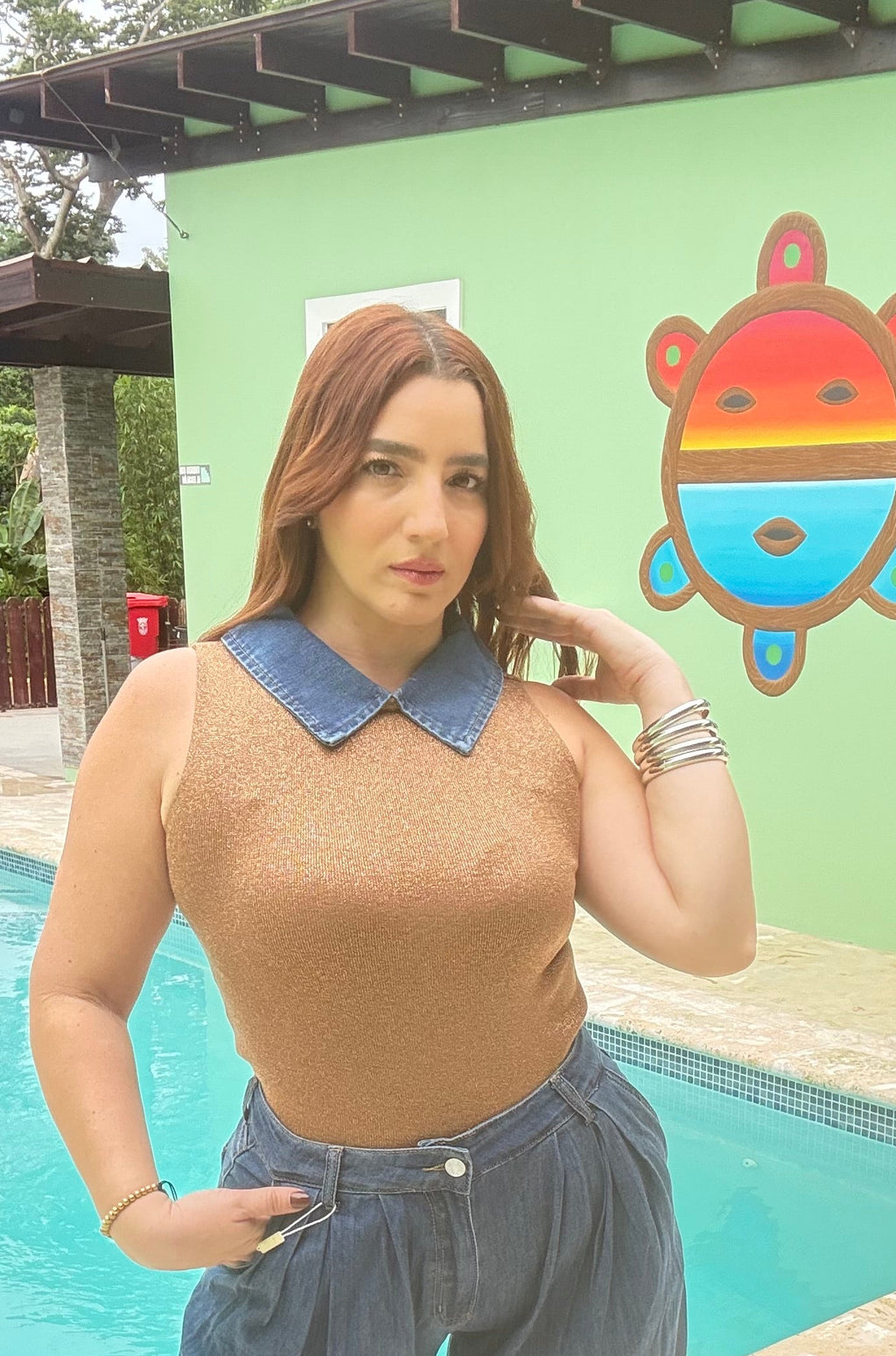 Élan Top Toffee (solo top) Utilicé talla S