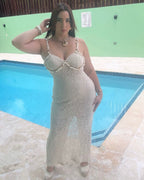 Perla Marina Crochet Dress