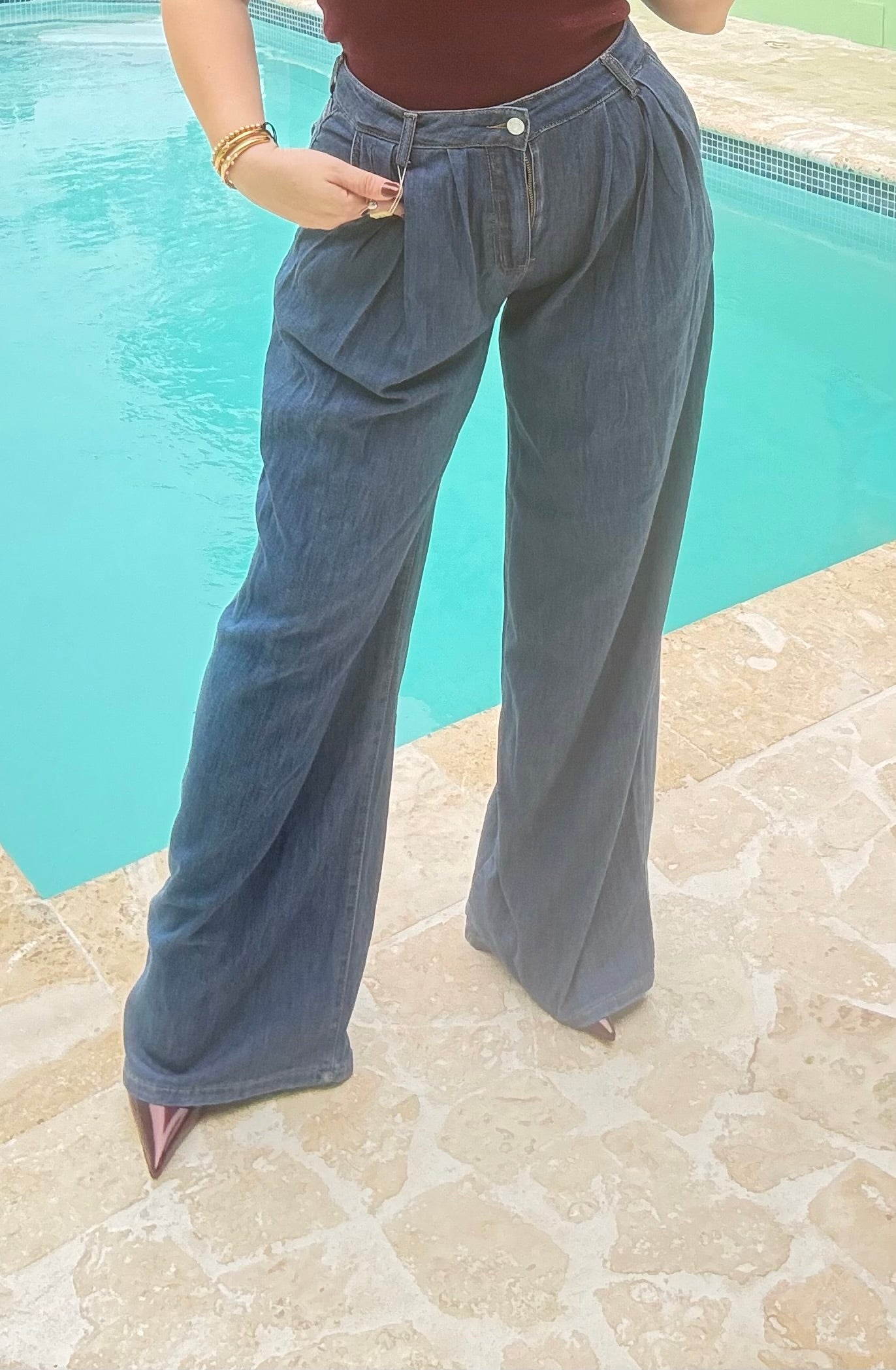 Dark Denim (solo Jean) Utilicé talla M