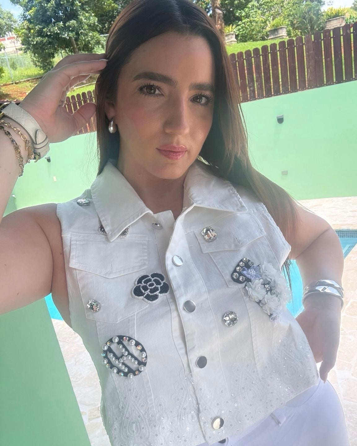 White Glam Jacket
