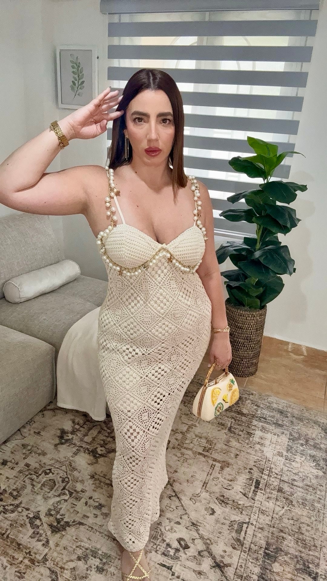 Riviera Crochet Dress