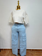 Rhinestone Cargo Pant