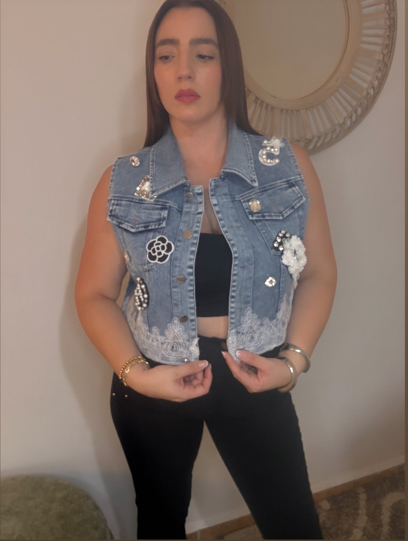 Denim Glam Jacket